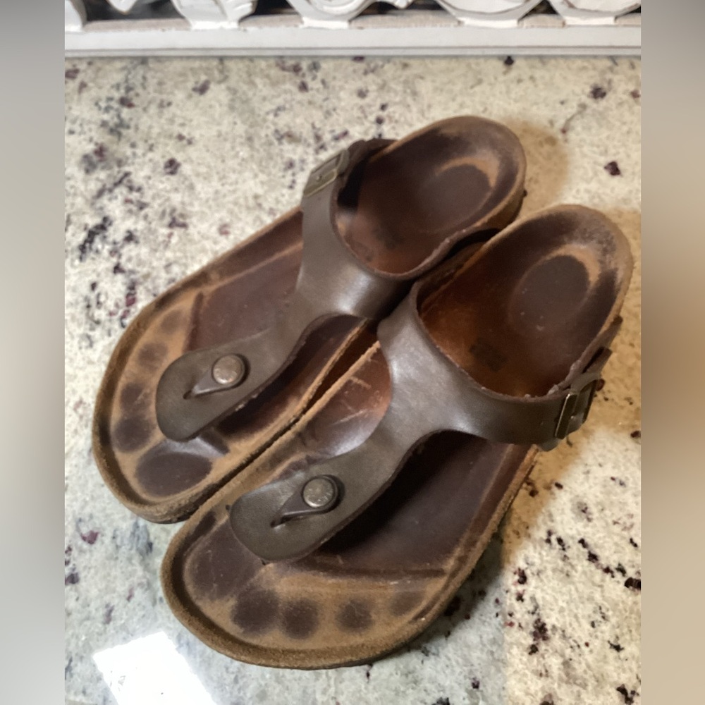 Birkenstock Gizeh in Brown Size 39/8 - Picture 3 of 12